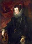 Rubens Pieter Paul Portrait of Queen Elizabeth - Hermitage